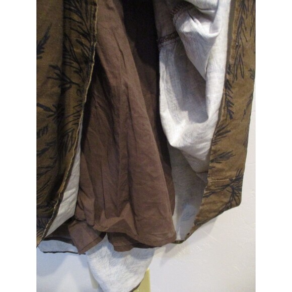 Charlie Holiday Womens Sz 6 M Flores Isles of Palm Cutout Linen Blend Maxi Dress - Picture 5 of 15